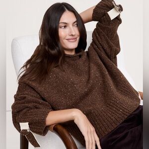 Banana Republic Italian Wool-blend Utility Sweater new with tags